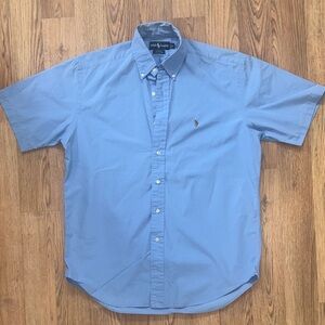 Polo by Ralph Lauren Men's Light Blue Button Down Shirt size Medium